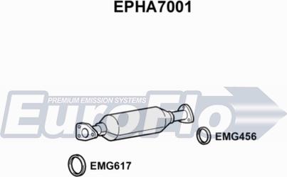 EuroFlo EPHA7001 - Сажі / частковий фільтр, система вихлопу ОГ autocars.com.ua