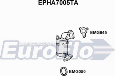 EuroFlo EPHA7005TA - сажі / частковий фільтр, система вихлопу ОГ autocars.com.ua