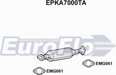 EuroFlo EPKA7000TA - Сажі / частковий фільтр, система вихлопу ОГ autocars.com.ua