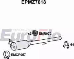 EuroFlo EPMZ7018 - сажі / частковий фільтр, система вихлопу ОГ autocars.com.ua