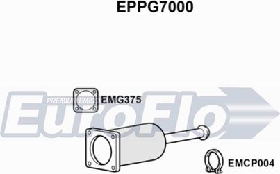 EuroFlo EPPG7000 - сажі / частковий фільтр, система вихлопу ОГ autocars.com.ua