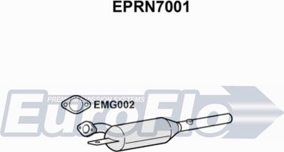 EuroFlo EPRN7001 - сажі / частковий фільтр, система вихлопу ОГ autocars.com.ua