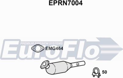 EuroFlo EPRN7004 - сажі / частковий фільтр, система вихлопу ОГ autocars.com.ua