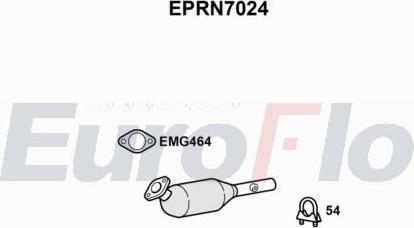 EuroFlo EPRN7024 - сажі / частковий фільтр, система вихлопу ОГ autocars.com.ua