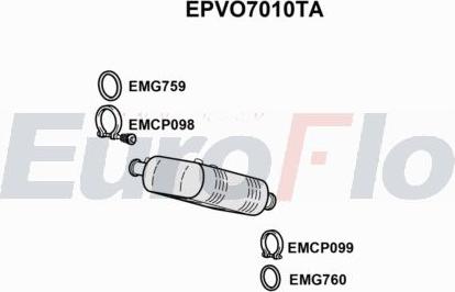 EuroFlo EPVO7010TA - Сажевый / частичный фильтр, система выхлопа ОГ autodnr.net