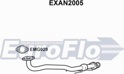 EuroFlo EXAN2005 - Труба вихлопного газу autocars.com.ua