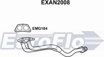 EuroFlo EXAN2008 - Труба вихлопного газу autocars.com.ua