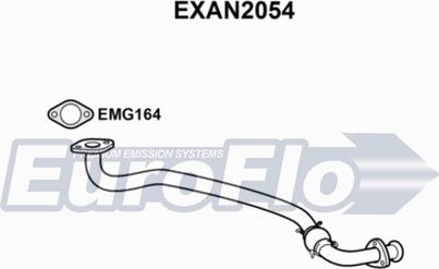 EuroFlo EXAN2054 - Труба вихлопного газу autocars.com.ua