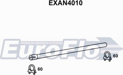 EuroFlo EXAN4010 - Труба вихлопного газу autocars.com.ua