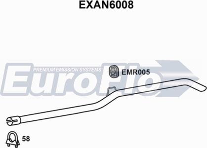 EuroFlo EXAN6008 - Насадка випускної труби autocars.com.ua