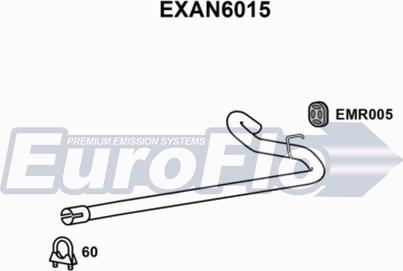 EuroFlo EXAN6015 - Насадка випускної труби autocars.com.ua