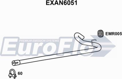 EuroFlo EXAN6051 - Насадка випускної труби autocars.com.ua