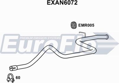 EuroFlo EXAN6072 - Насадка випускної труби autocars.com.ua