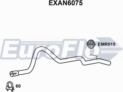 EuroFlo EXAN6075 - Насадка випускної труби autocars.com.ua