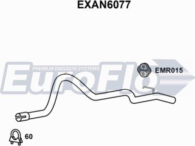 EuroFlo EXAN6077 - Насадка випускної труби autocars.com.ua