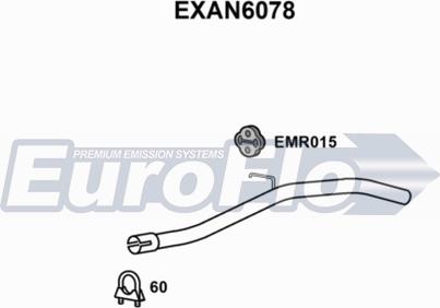 EuroFlo EXAN6078 - Насадка випускної труби autocars.com.ua