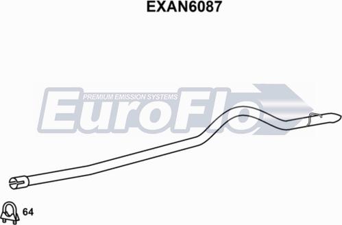 EuroFlo EXAN6087 - Насадка випускної труби autocars.com.ua