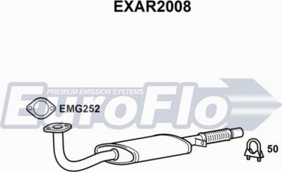 EuroFlo EXAR2008 - Труба вихлопного газу autocars.com.ua