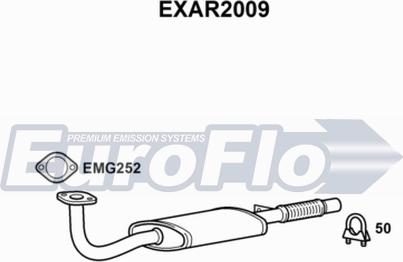 EuroFlo EXAR2009 - Труба вихлопного газу autocars.com.ua