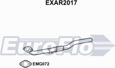 EuroFlo EXAR2017 - Труба вихлопного газу autocars.com.ua
