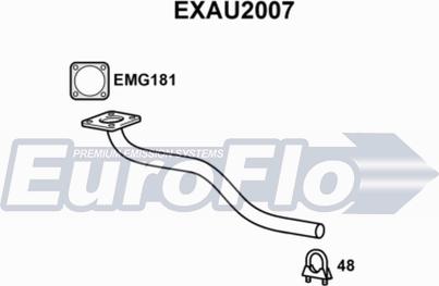 EuroFlo EXAU2007 - Труба вихлопного газу autocars.com.ua