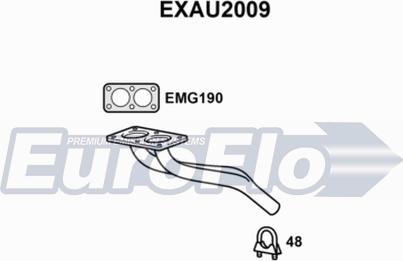 EuroFlo EXAU2009 - Труба вихлопного газу autocars.com.ua