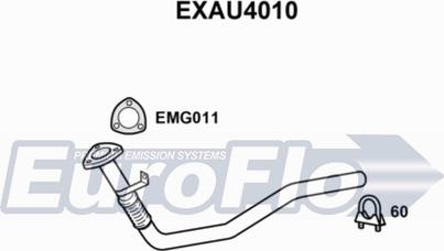 EuroFlo EXAU4010 - Труба вихлопного газу autocars.com.ua