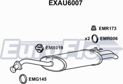 EuroFlo EXAU6007 - Глушитель выхлопных газов, конечный autodnr.net