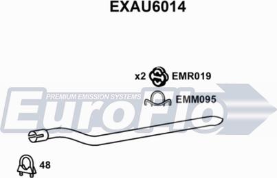 EuroFlo EXAU6014 - Насадка випускної труби autocars.com.ua