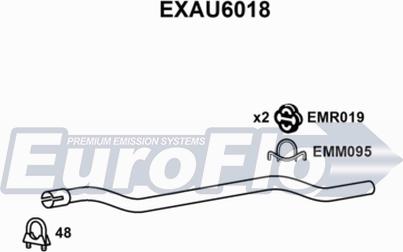 EuroFlo EXAU6018 - Насадка випускної труби autocars.com.ua