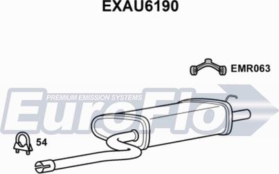 EuroFlo EXAU6190 - Глушник вихлопних газів кінцевий autocars.com.ua