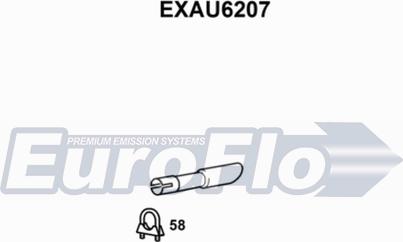 EuroFlo EXAU6207 - Насадка випускної труби autocars.com.ua