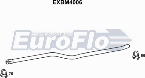 EuroFlo EXBM4006 - Труба вихлопного газу autocars.com.ua