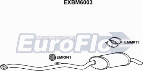 EuroFlo EXBM6003 - Глушник вихлопних газів кінцевий autocars.com.ua