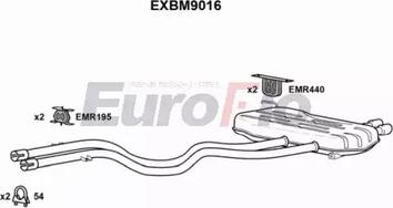 EuroFlo EXBM9016 - Середній / кінцевий глушник ОГ autocars.com.ua