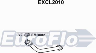 EuroFlo EXCL2010 - Труба вихлопного газу autocars.com.ua
