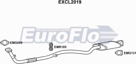 EuroFlo EXCL2019 - Труба вихлопного газу autocars.com.ua