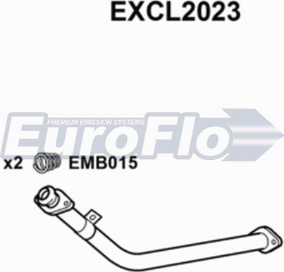 EuroFlo EXCL2023 - Труба вихлопного газу autocars.com.ua