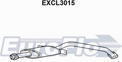 EuroFlo EXCL3015 - Середній глушник вихлопних газів autocars.com.ua