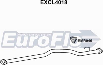 EuroFlo EXCL4018 - Труба вихлопного газу autocars.com.ua