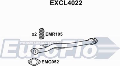EuroFlo EXCL4022 - Труба вихлопного газу autocars.com.ua
