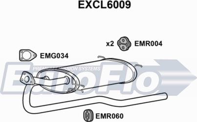 EuroFlo EXCL6009 - Глушник вихлопних газів кінцевий autocars.com.ua