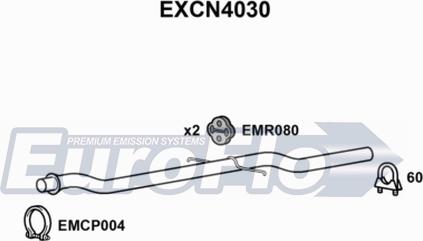 EuroFlo EXCN4030 - Труба вихлопного газу autocars.com.ua