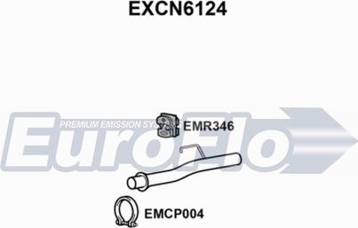 EuroFlo EXCN6124 - Насадка випускної труби autocars.com.ua