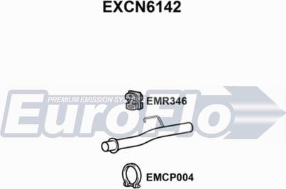 EuroFlo EXCN6142 - Насадка випускної труби autocars.com.ua