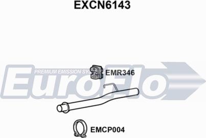 EuroFlo EXCN6143 - Насадка випускної труби autocars.com.ua