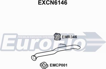 EuroFlo EXCN6146 - Насадка випускної труби autocars.com.ua