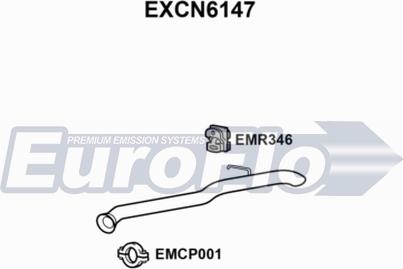EuroFlo EXCN6147 - Насадка випускної труби autocars.com.ua