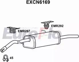 EuroFlo EXCN6169 - Глушник вихлопних газів кінцевий autocars.com.ua