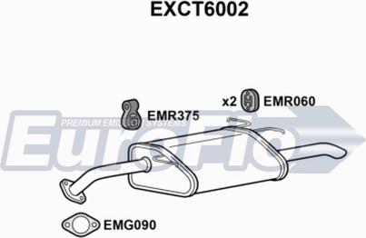 EuroFlo EXCT6002 - Глушитель выхлопных газов, конечный autodnr.net